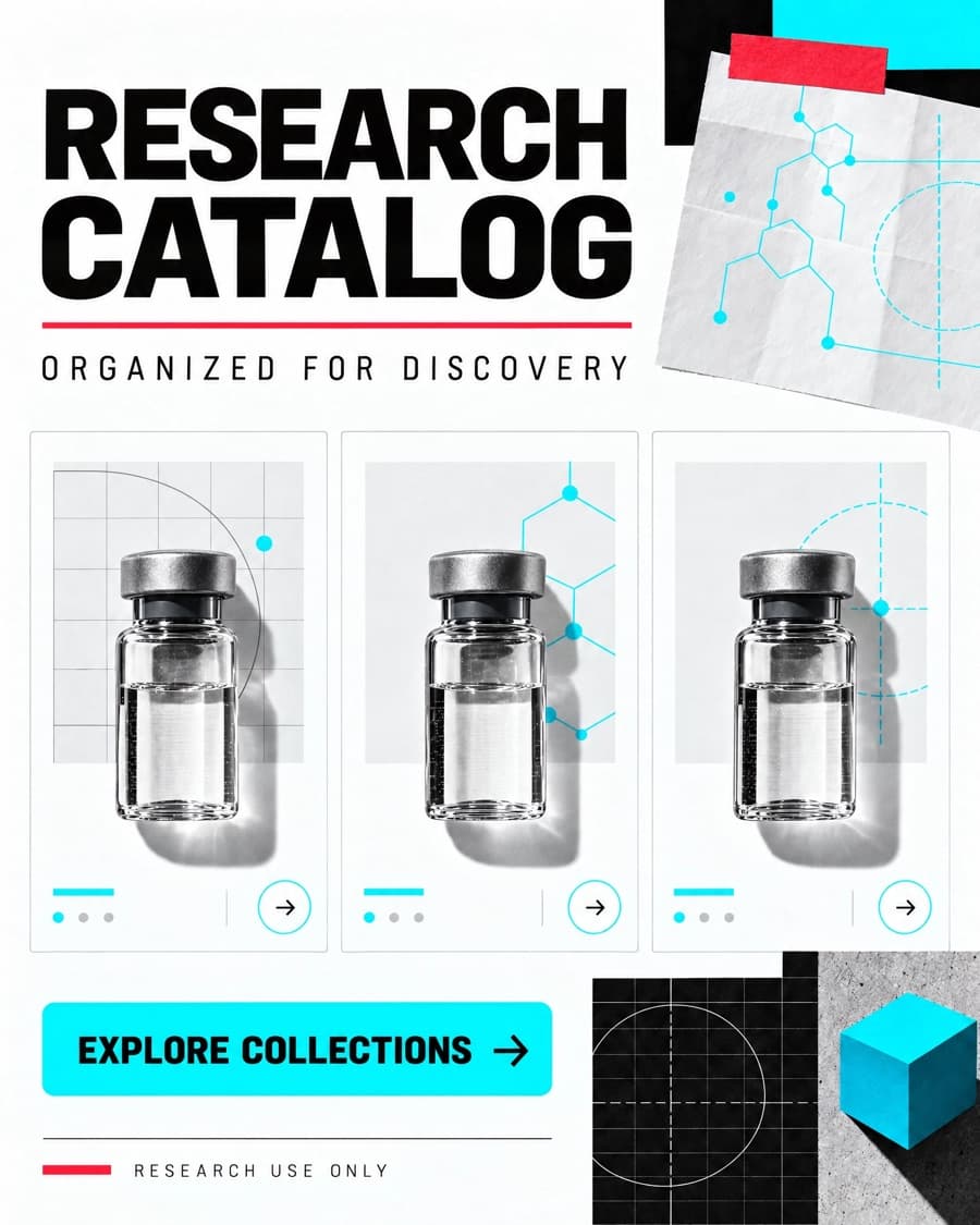 Swiss catalog ad concept for a research-only catalog brand